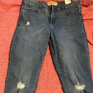 Hollister jeans high rise super skinny